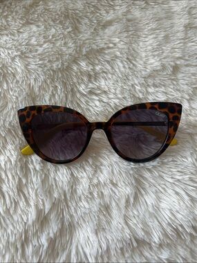 Quay Animal Print Sunglasses